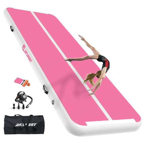 AKSPORT Gymnastics Air Mat Tumble Track with Air Pump A7907