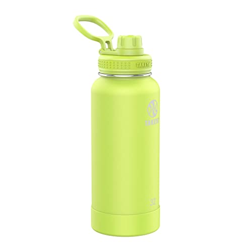 Takeya Actives Water Bottle with Spout Lid, 18 oz, Midnight Blue W579