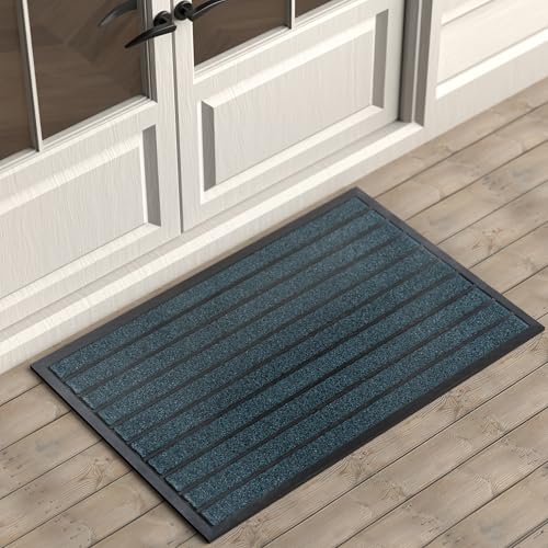 ubdyo Extra Durable Door Mat Non-Slip Outdoor Entrance 30" x 17" Bright Brown W5648