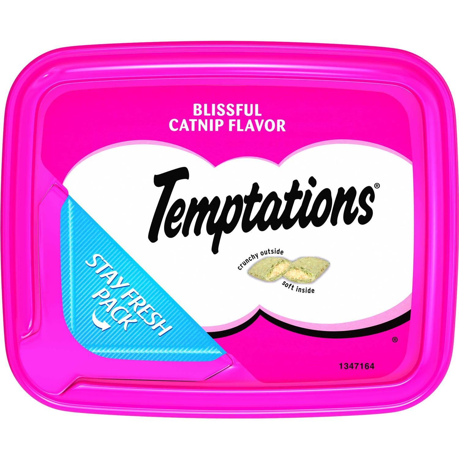 Temptations Blissful Catnip Flavor Cat Treats U8285