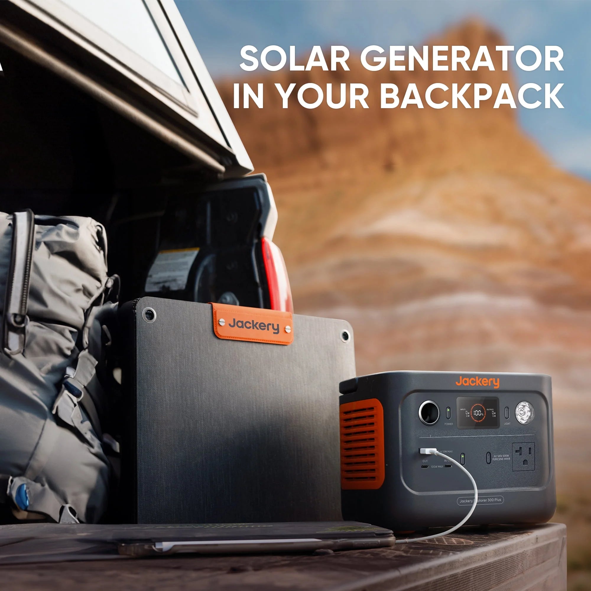 Jackery Explorer 300 Plus Portable Power Station, 288Wh LiFePO4 Battery U649774
