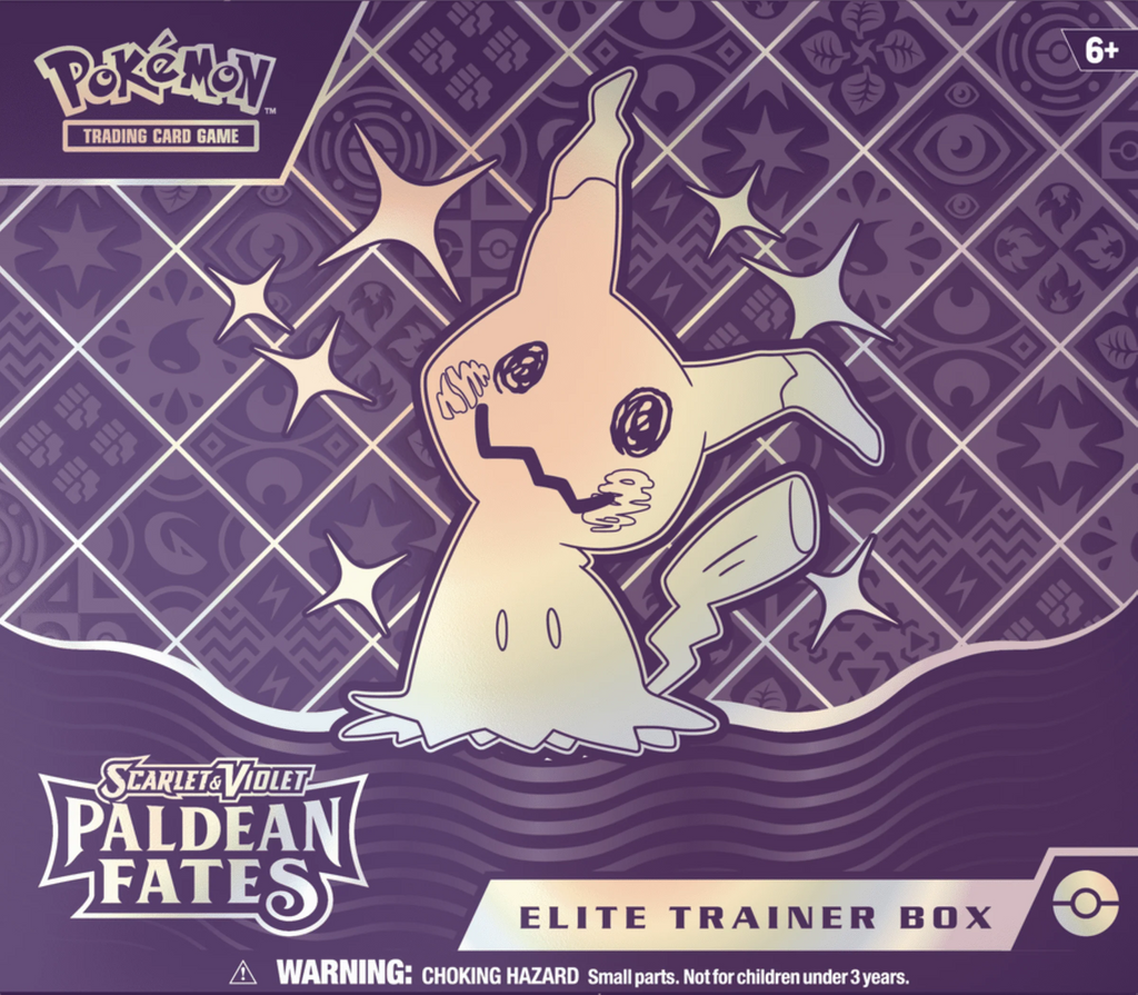 Pokemon Trading Card Games SV4.5 Paldean Fates Elite Trainer Box