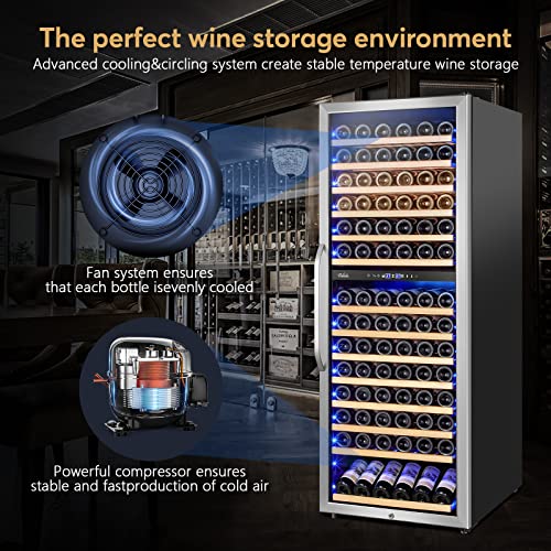 Electric Humidor Cabinet 35L with Digital LED Screen and Humidity Control C6096