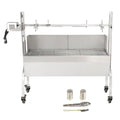 SKYSHALO Roaster Spit Rotisserie BBQ Grill Pig Lamb Chicken Roaster 46 inches 50W 60KG