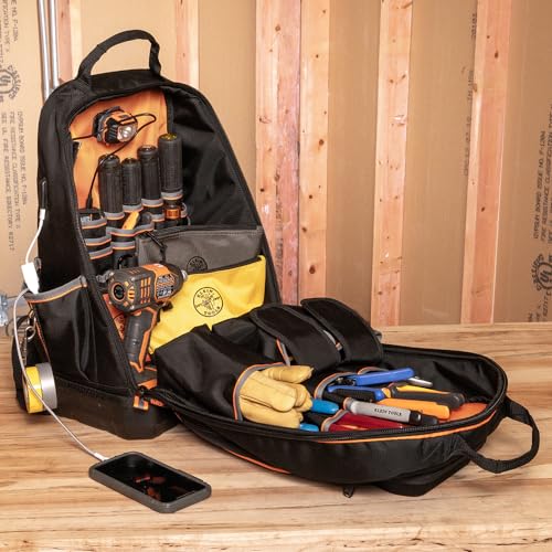 Klein Tools 55421BP-14 Tool Backpack, Heavy Duty, 39 Pockets S772