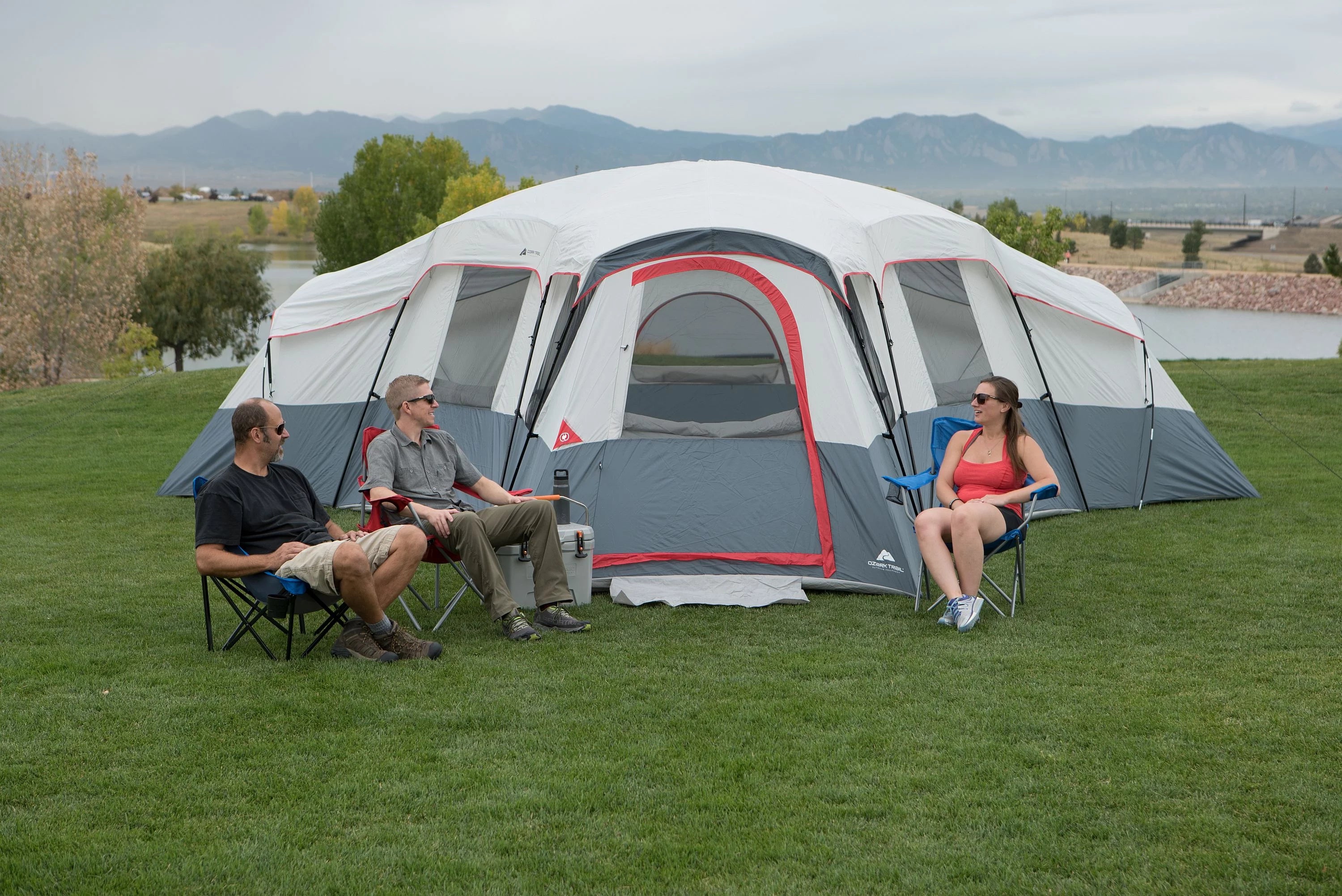 Ozark Trail 20-Person 4-Room Cabin Tent for Camping M653962