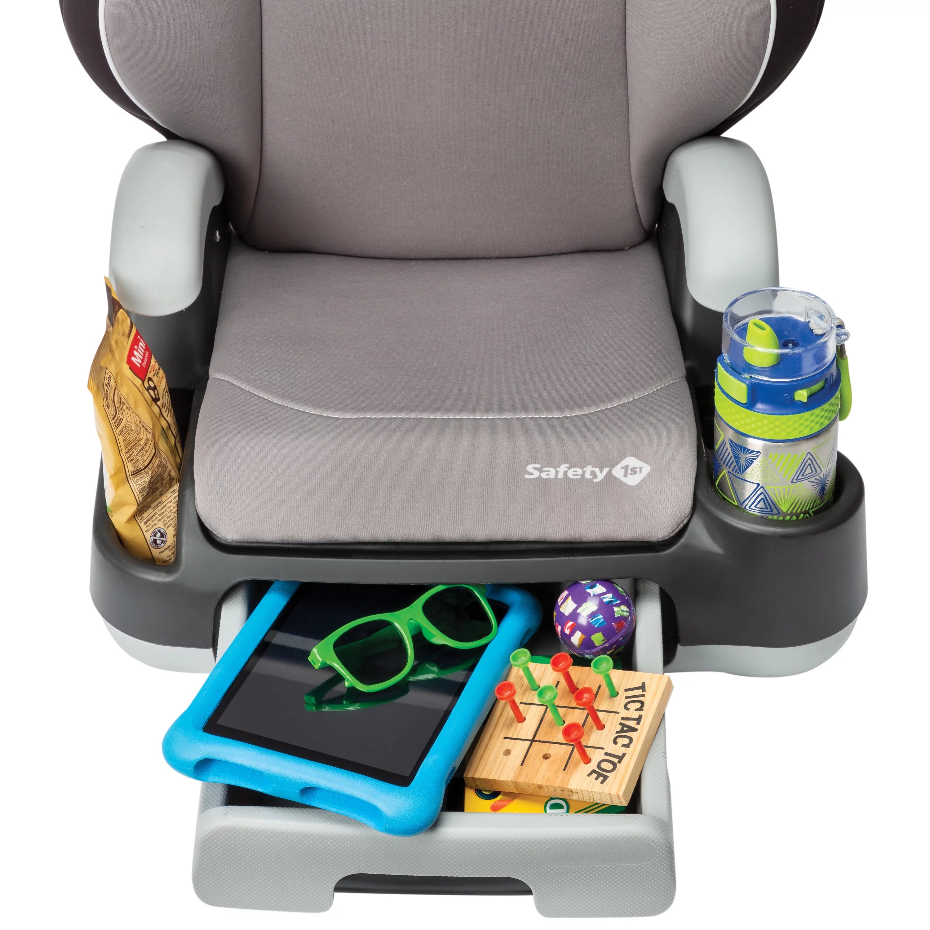 Safety 1st Store 'n Go Sport Booster Car Seat, Dusted Indigo M38193