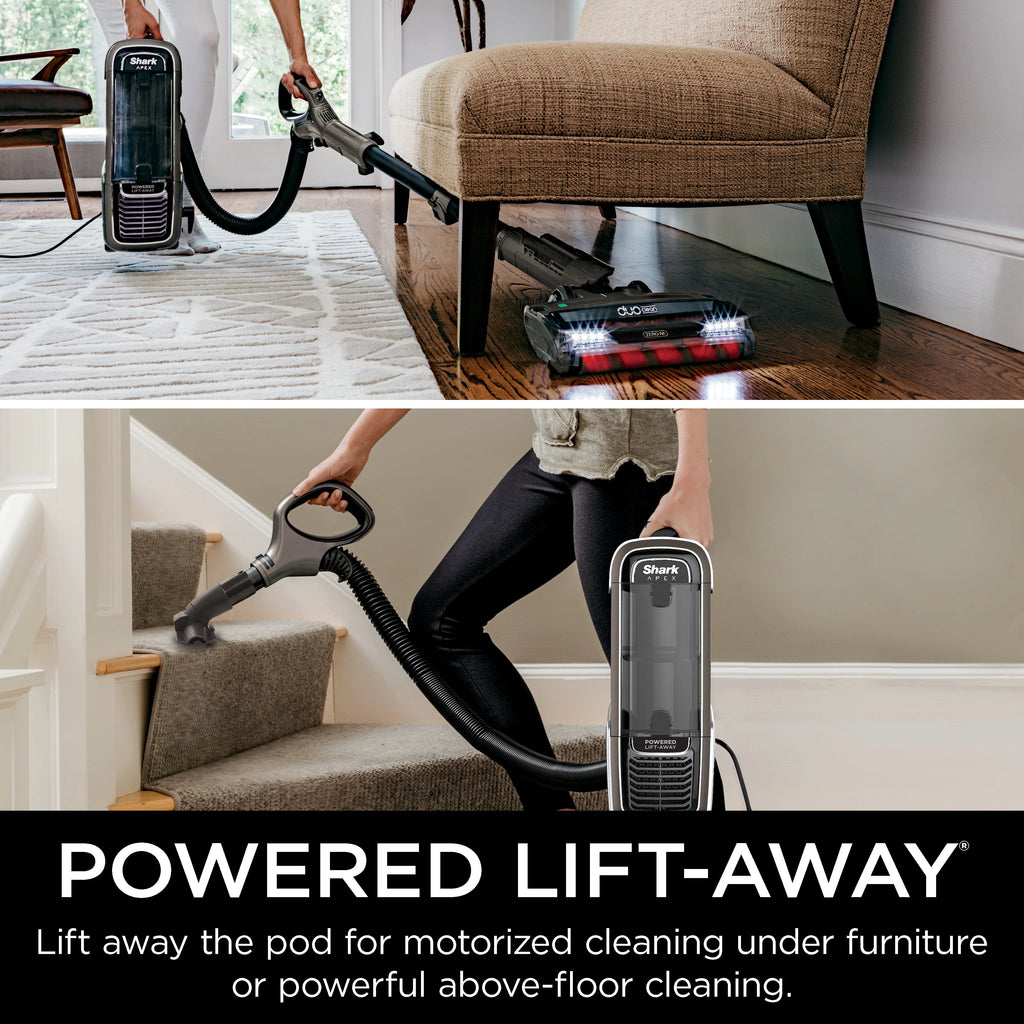 Shark AZ1002 Apex Powered Lift-Away Upright Vacuum with DuoClean Q514595