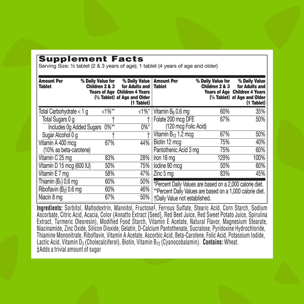 Flintstones Chewable Kids Vitamins with Iron, 90 Ct X54792