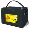 SCREAMPOWER 24V 60Ah LiFePO4 Battery, Rechargeable Deep Cycles Lithium Batteries with 100A BMS, Perfect for RV, Solar, Marine