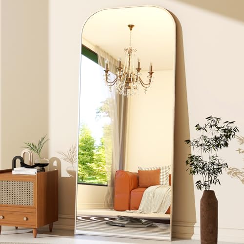 HARRITPURE 57"x20" Full Length Mirror with Aluminum Frame, Gold A38098