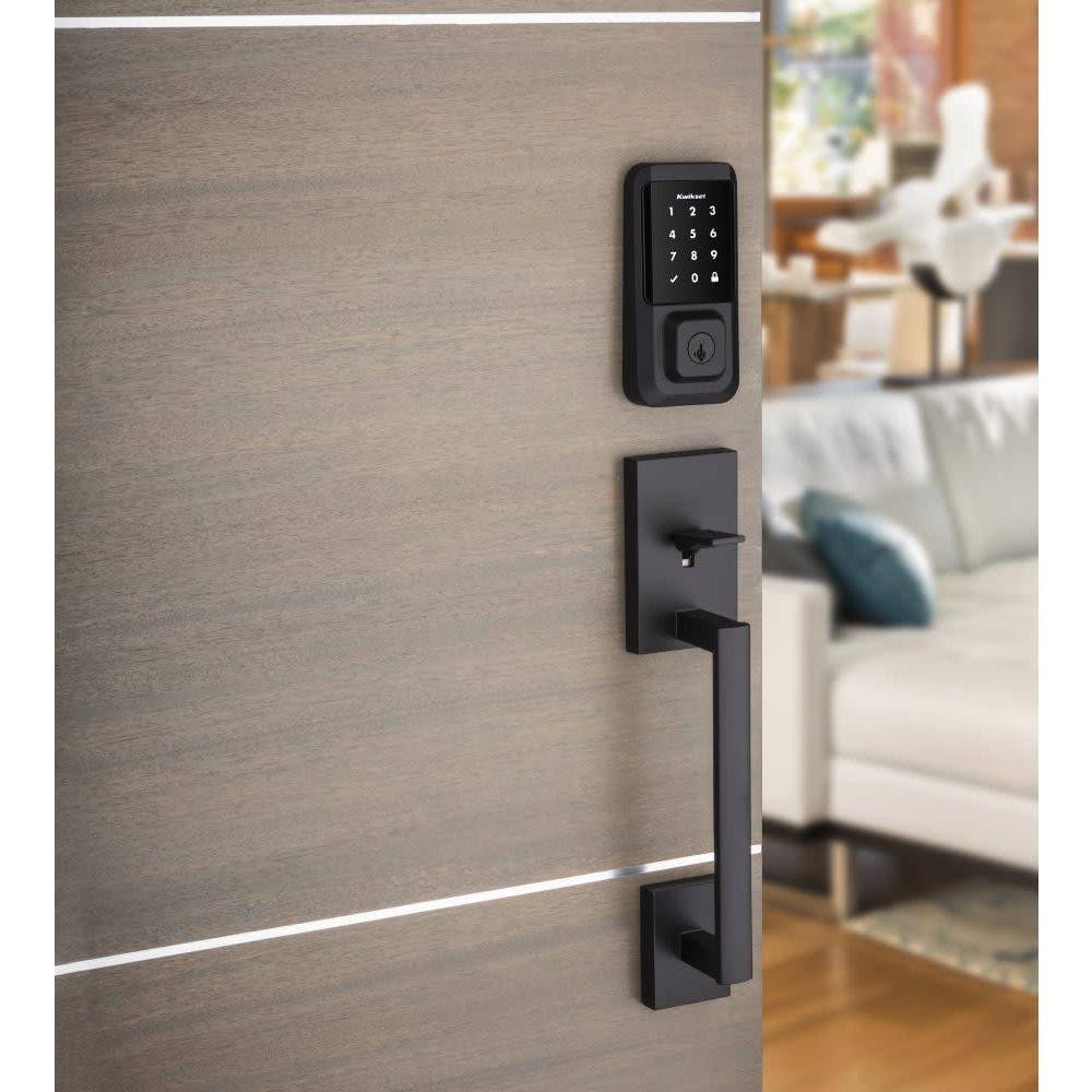 Kwikset Halo Touchscreen Wi-Fi Smart Lock Iron Black Y73191