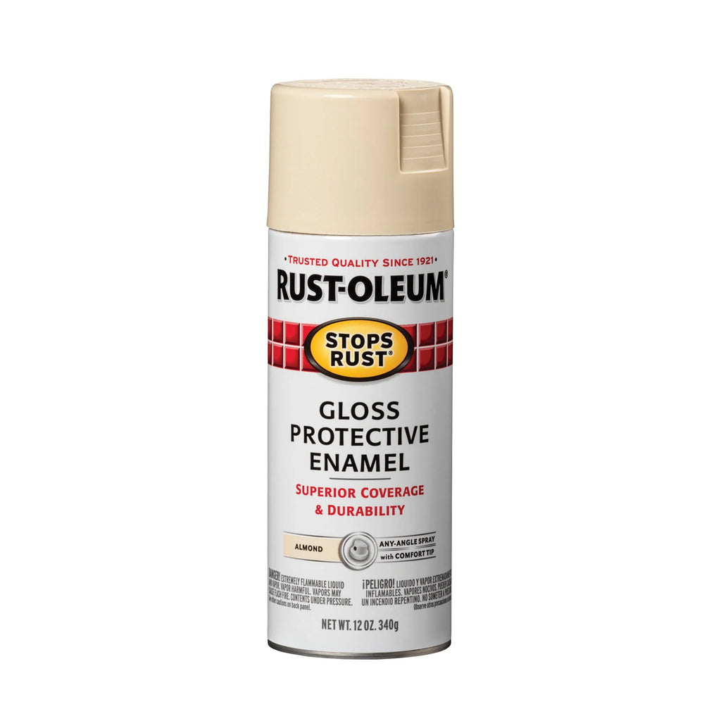 Rust-Oleum Stops Rust Satin Protective Enamel Spray Paint 285092, 12 oz Y531
