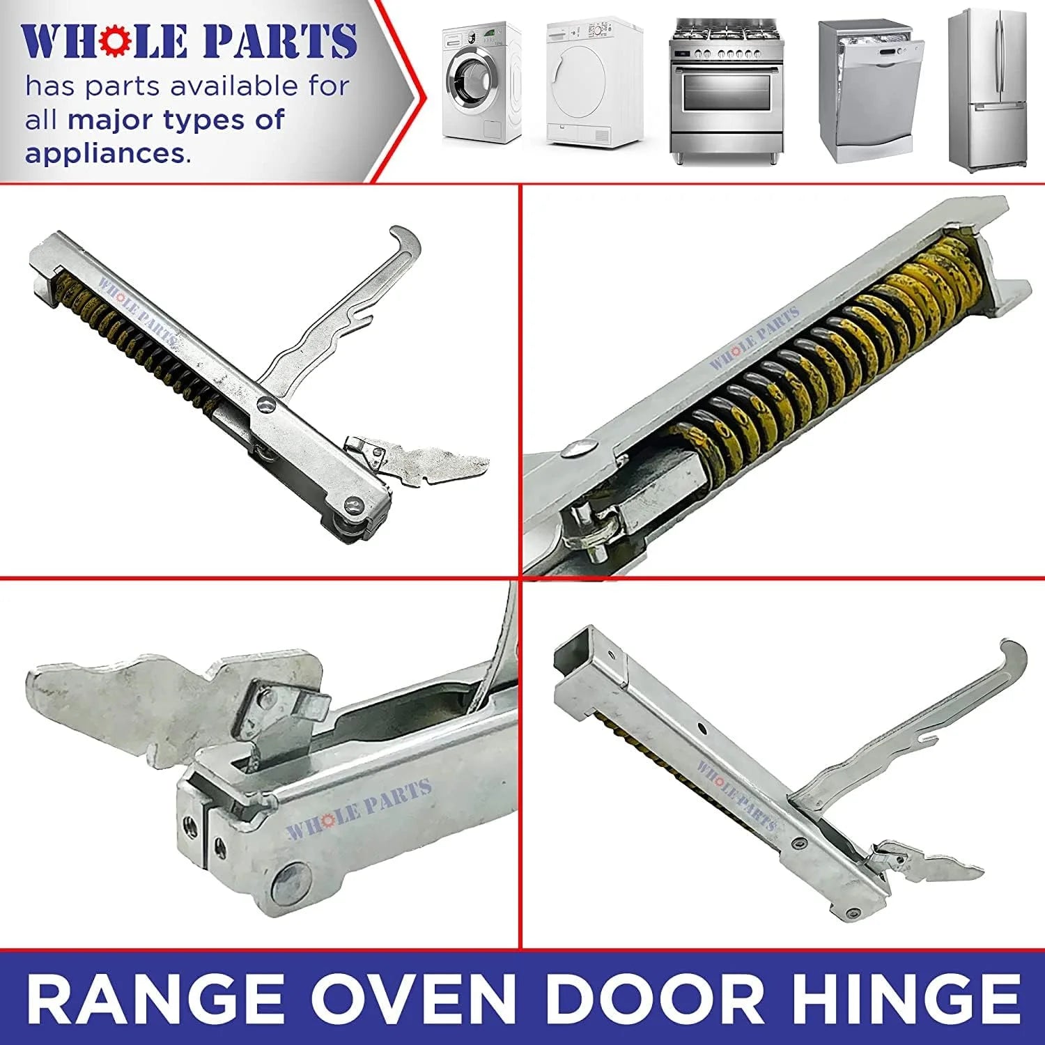 Oven Door Hinge 318024747 for Frigidaire Kenmore Sears Ovens P281