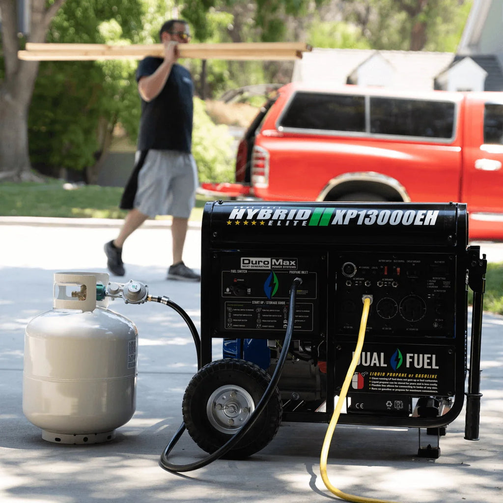 DuroMax XP13000EH 13000-Watt 500cc Portable Hybrid Generator M66675
