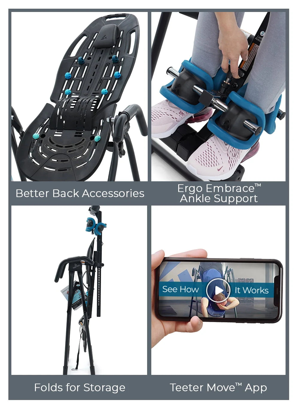 Teeter EP-560 Ltd. Inversion Table K412