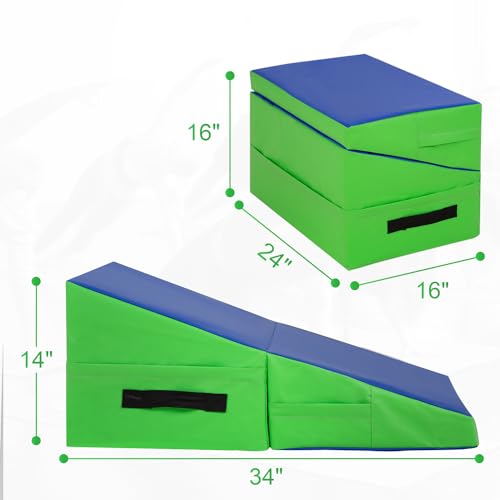 BestMassage Gymnastics Mat Folding Tumbling Mat with Handle G7001