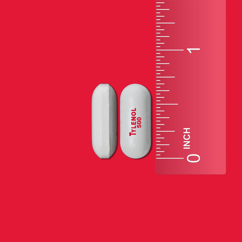 Tylenol Extra Strength Caplets, 500 mg Acetaminophen, 100 Ct T12507