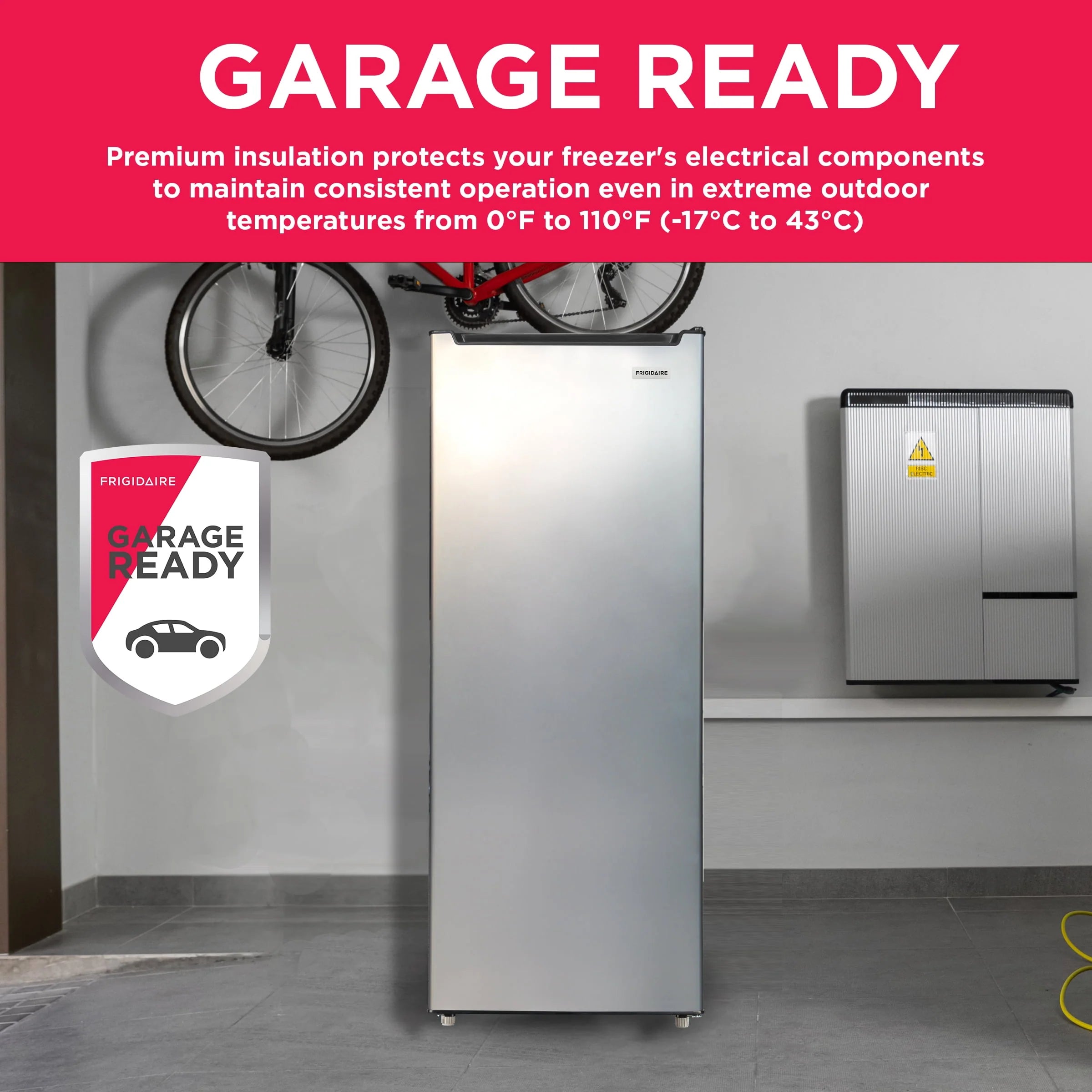 Frigidaire 6.5 Cu. ft. Upright Freezer, Platinum C507520