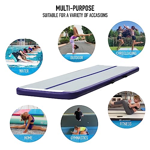 AKSPORT Gymnastics Air Mat Tumble Track with Air Pump A7907
