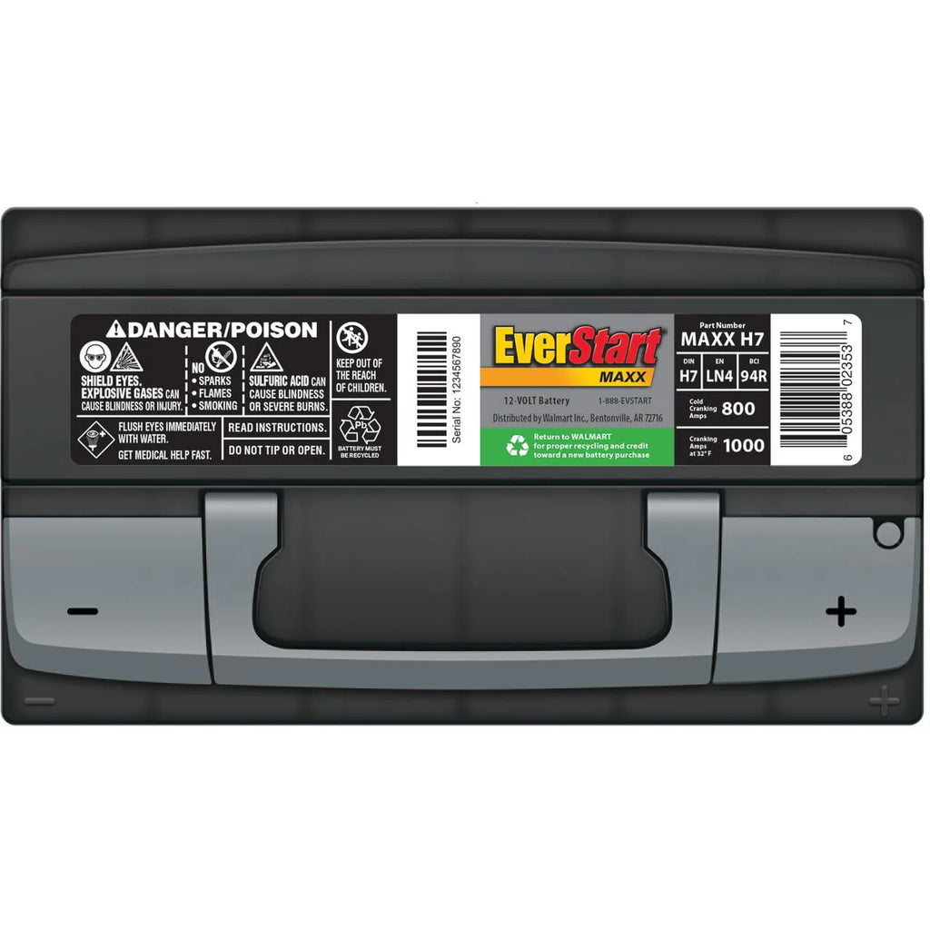 EverStart Maxx Lead Acid Automotive Battery Group Size H7 12V 800 CCA I56217