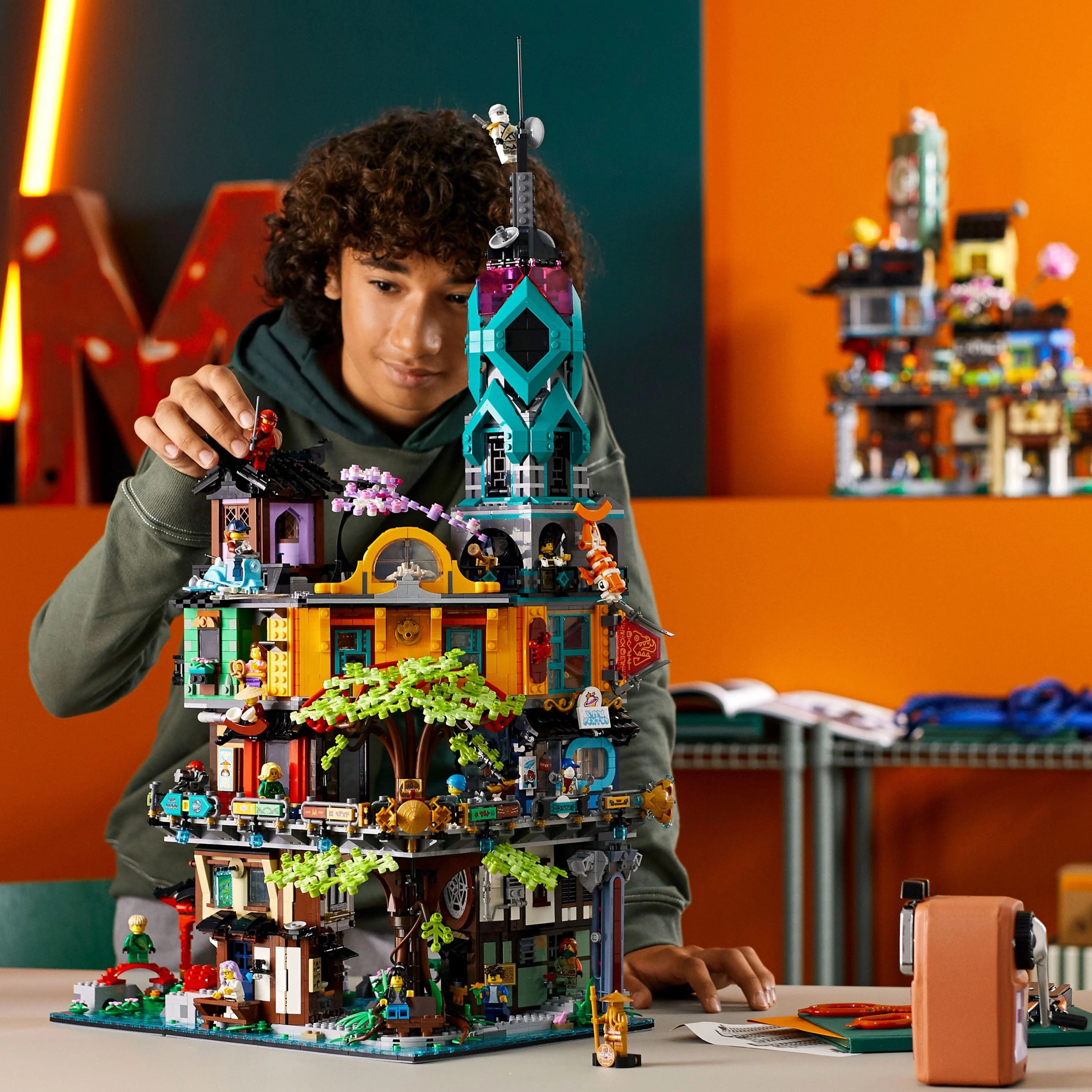 LEGO NINJAGO City Gardens 71741 Building Toy, 5,685 Pieces C221