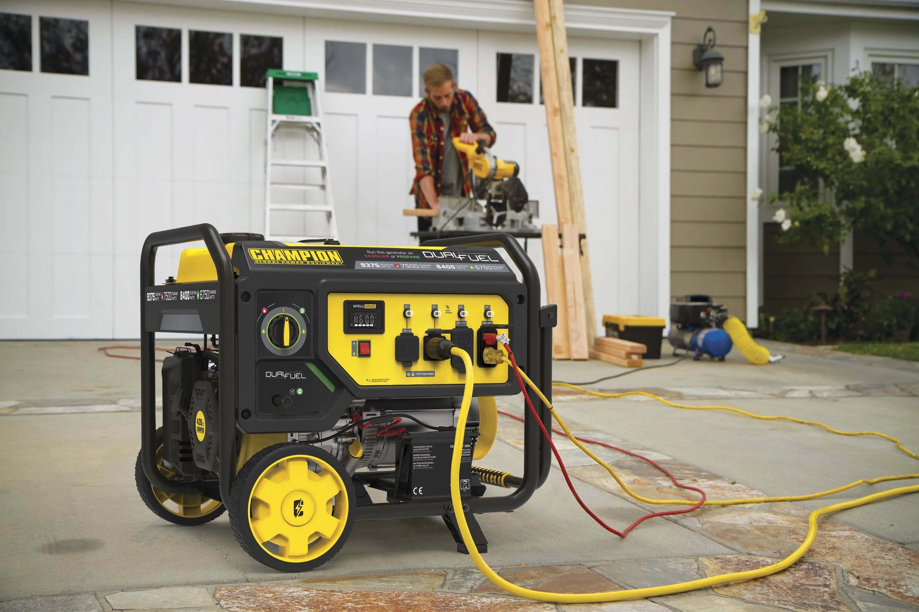 Champion Power Equipment 9375/7500W Dual Fuel Portable Generator J769