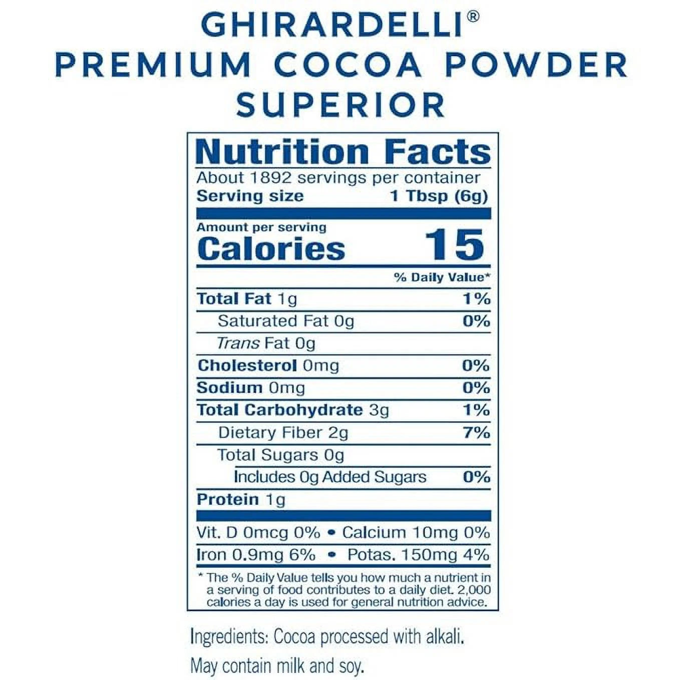 Ghirardelli Superior Cocoa Powder, 25-Pound Box C67761