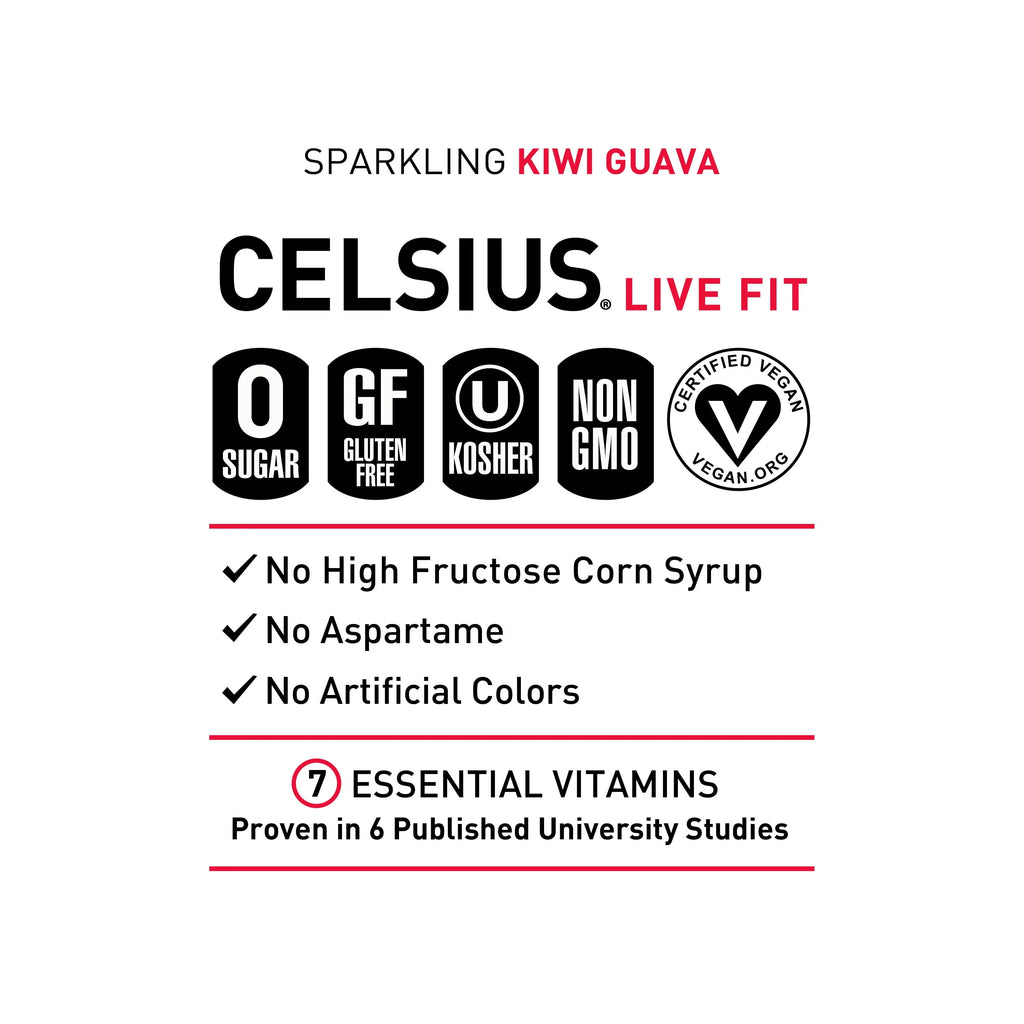 CELSIUS Sparkling Space Variety Pack, Functional Energy Drink, 12 fl oz, 12-Pack T823