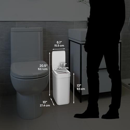 iTouchless 13 Gallon Sensor Trash Can 2.0 Stainless Steel W51921