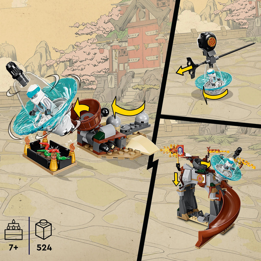 LEGO NINJAGO Ninja Training Center 71764 Building Kit with Zane and Jay Figures, 524 Pieces J438