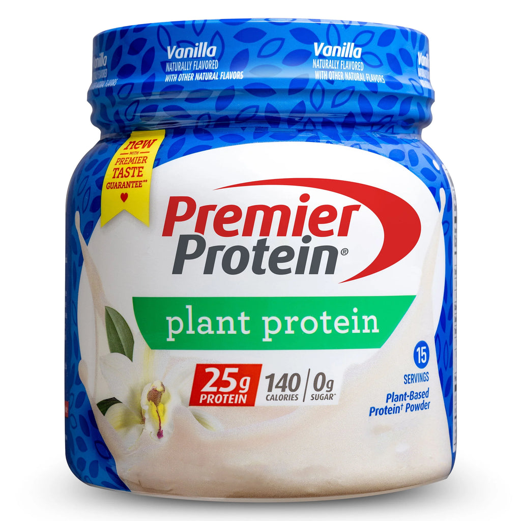 Premier Protein Powder Plant Protein, Vanilla, 25g, 15 Servings I682