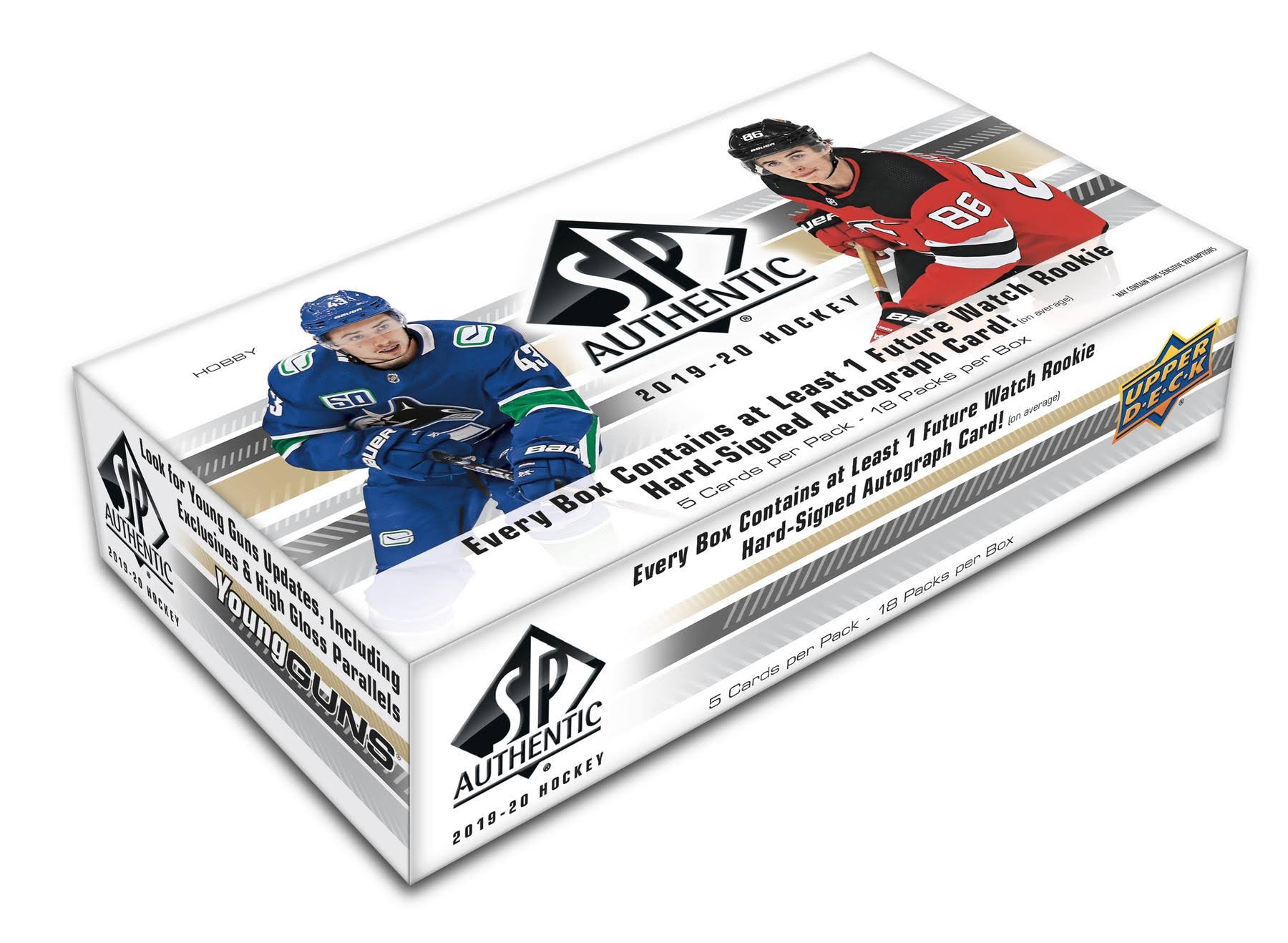 2019-20 Upper Deck SP Authentic Hockey Hobby Box T905