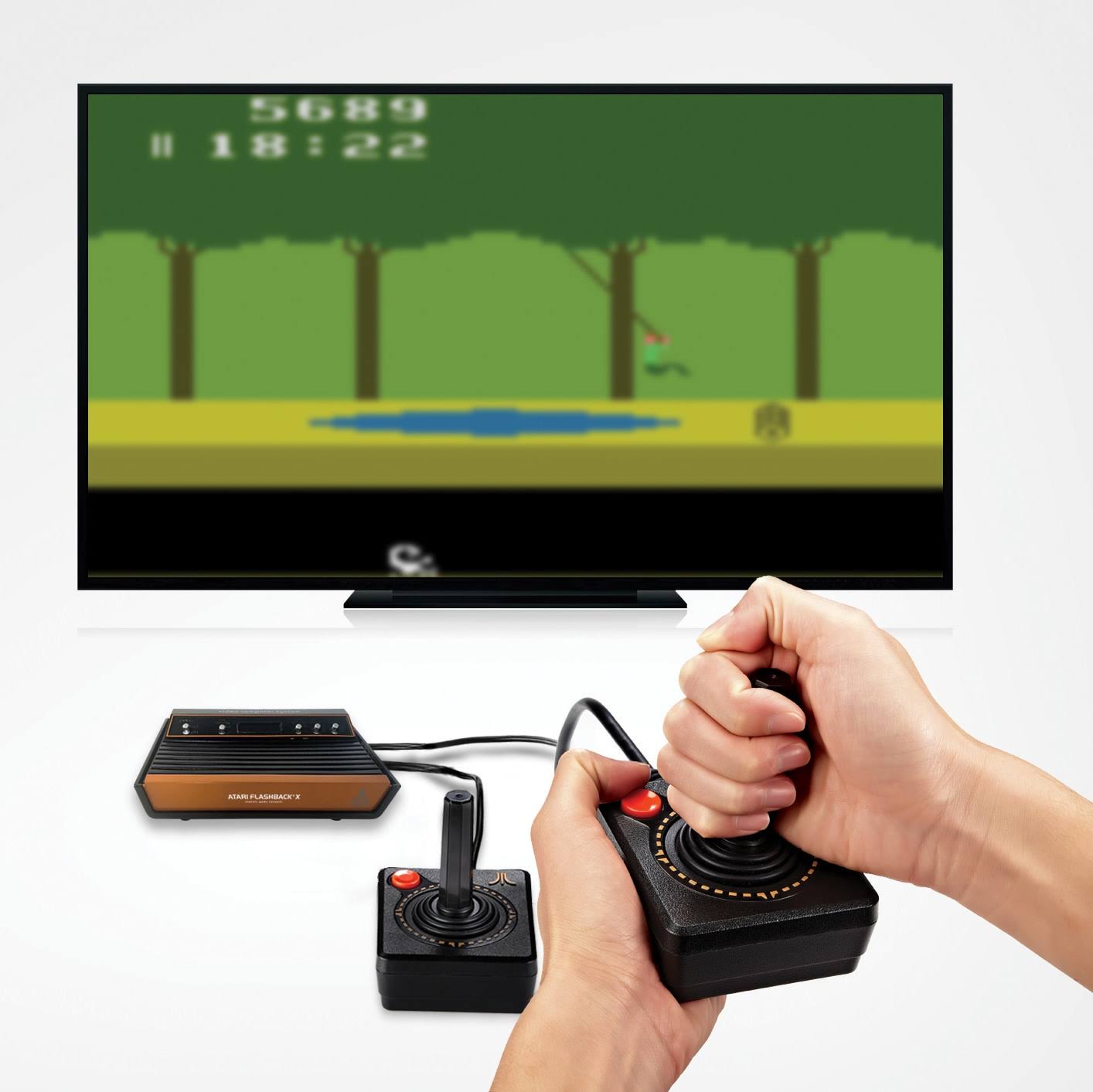 Atari Flashback X, HDMI Game Console, 110 Games, Wired Joystick Controllers - Megean