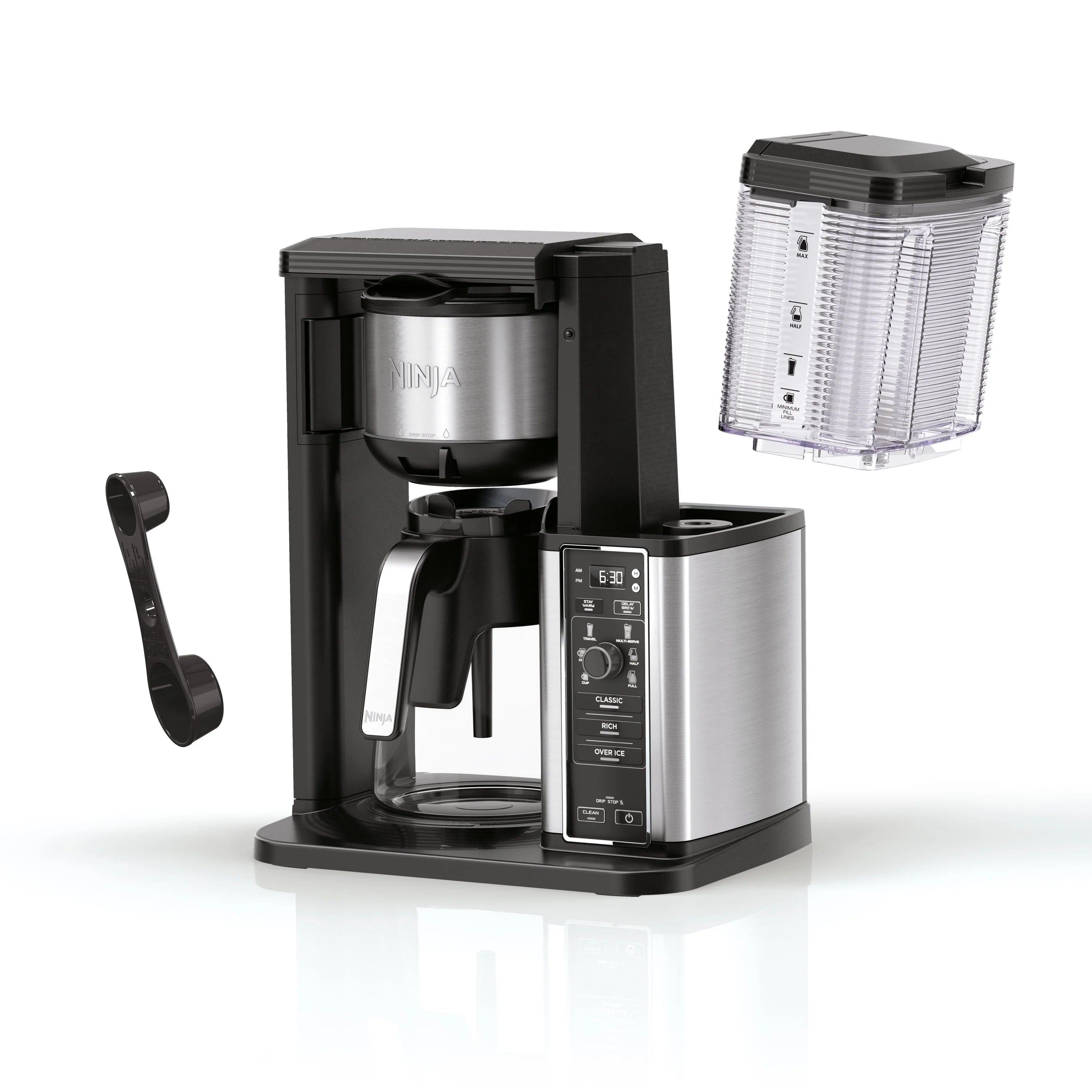 Ninja CM300 Hot & Iced Coffee Maker, Single Serve, Stainless Steel N652790