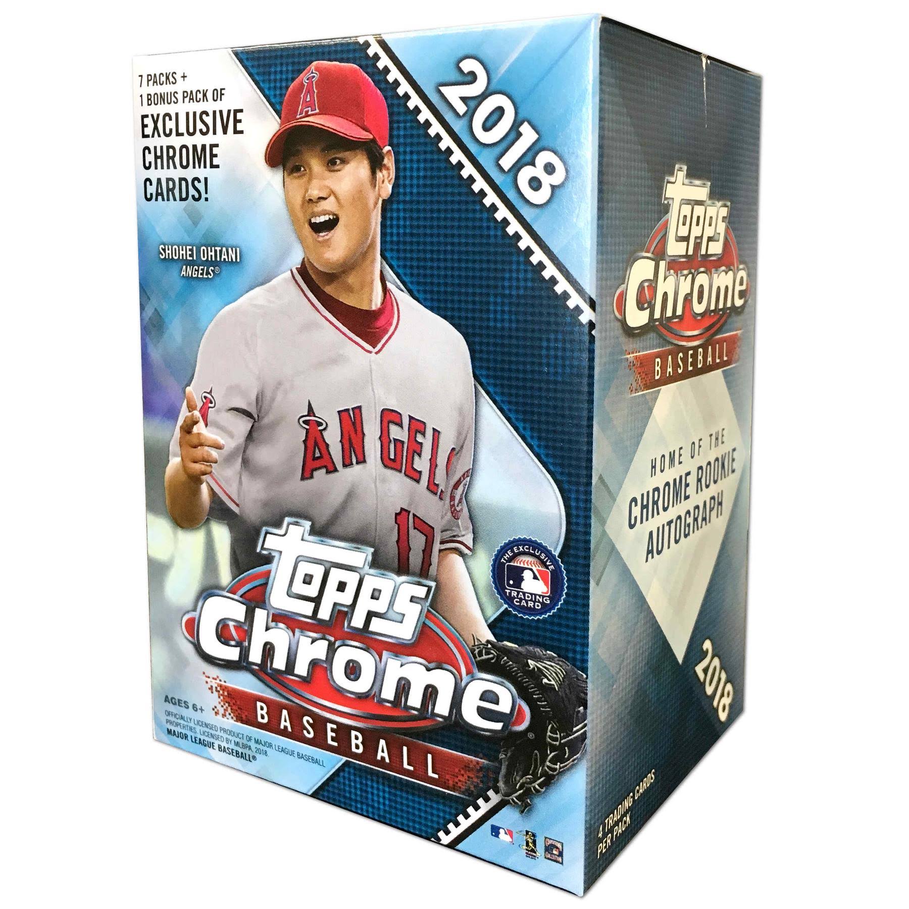 2018 Topps Chrome Baseball Blaster Box (Sealed)