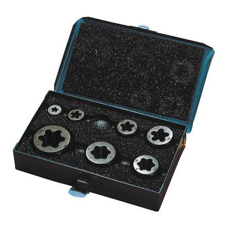 Cle-Line 0650M Hexagon Rethreading Die Set - Carbon Steel - C67283