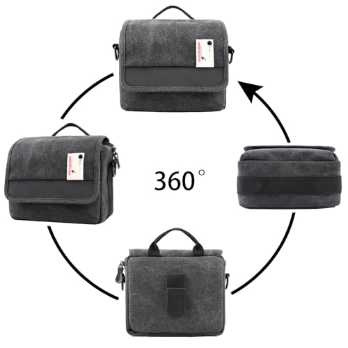 Besnfoto Camera Bag Small DSLR Shoulder Bag Waterproof Crossbody W879210