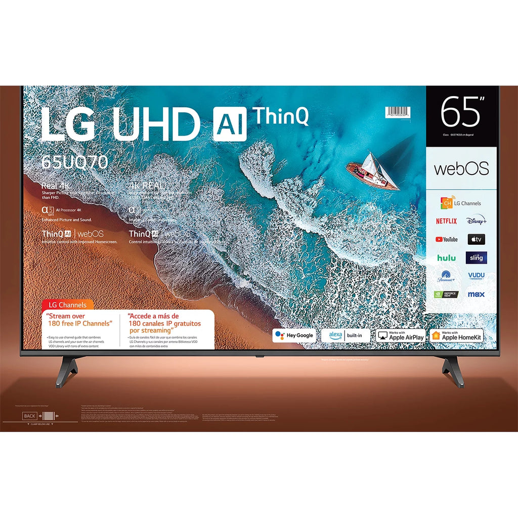 LG 65 4K UHD Smart TV webOS 65UQ7070ZUE O206