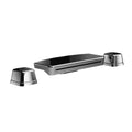 Jacuzzi MP33 Water Rainbow Flow Deck Mounted Roman Tub Filler - Polished Chrome MP33827 - Avayadevconnect