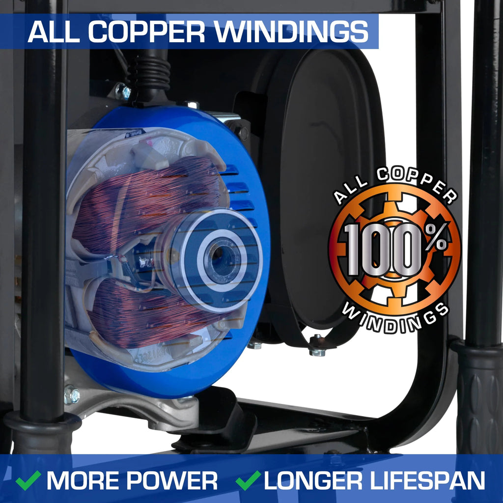DuroMax XP13000EH 13000-Watt 500cc Portable Hybrid Generator M66675