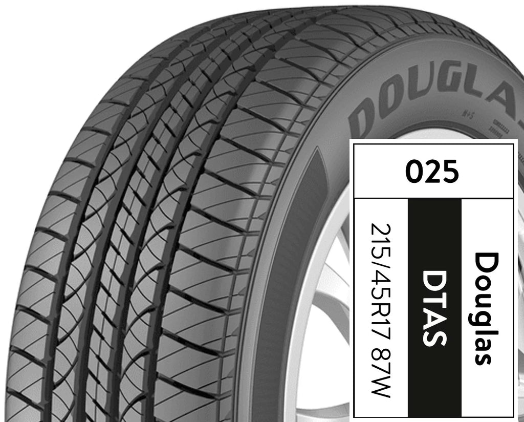 Douglas Touring A/S 215/45R17 87W All-Season Tire T9591