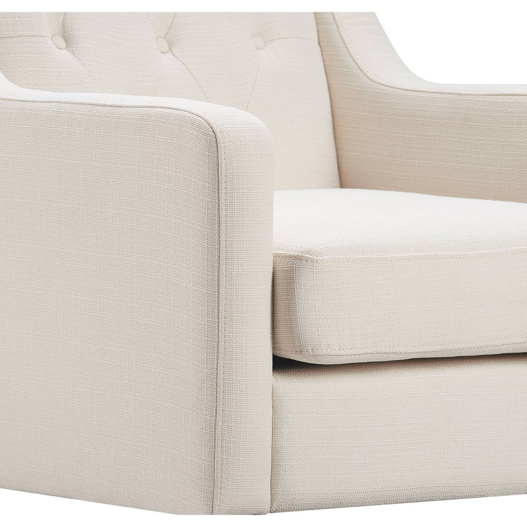 Serta Nina Tufted Accent Chair Cream P53401