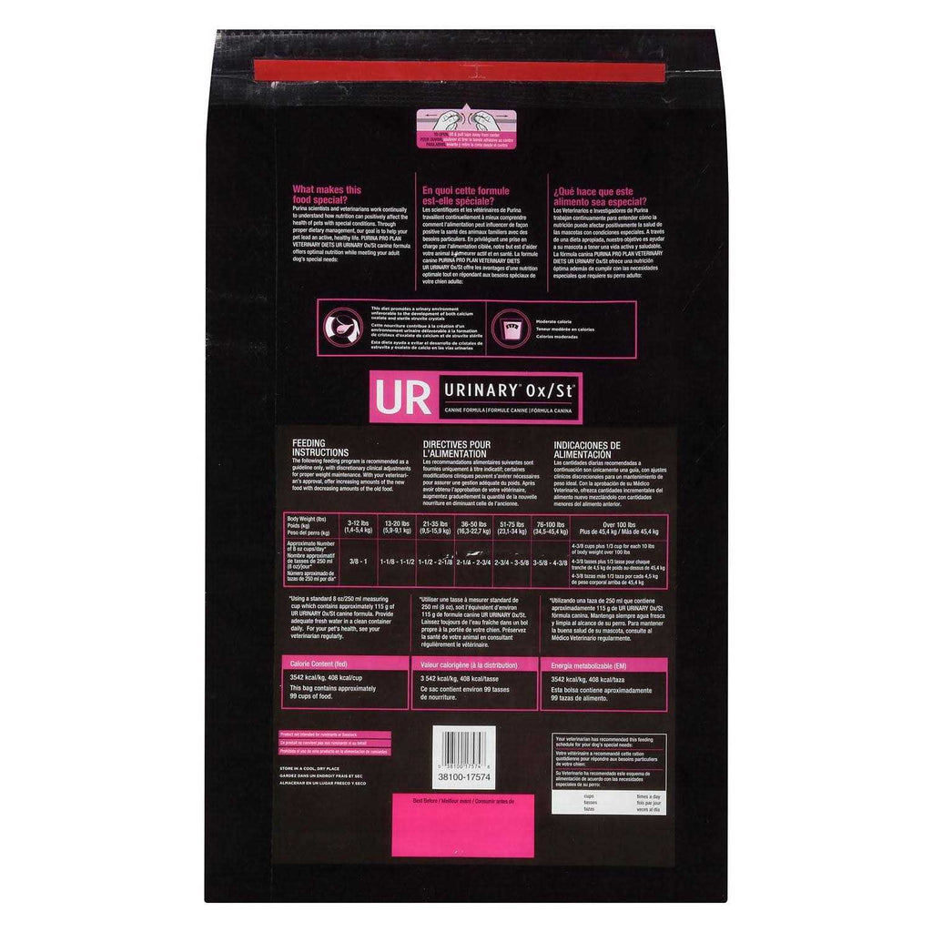 Purina Pro Plan Veterinary Diets UR Ox/St Urinary Dry Dog Food F44815