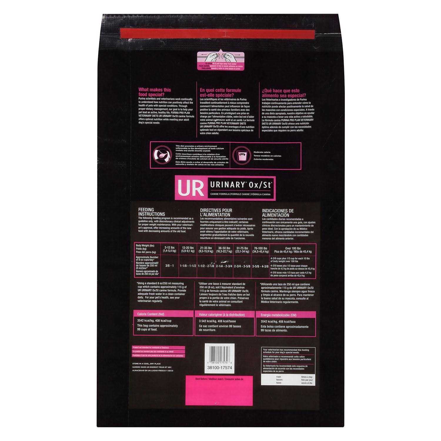 Purina Pro Plan Veterinary Diets UR Ox/St Urinary Dry Dog Food F44815