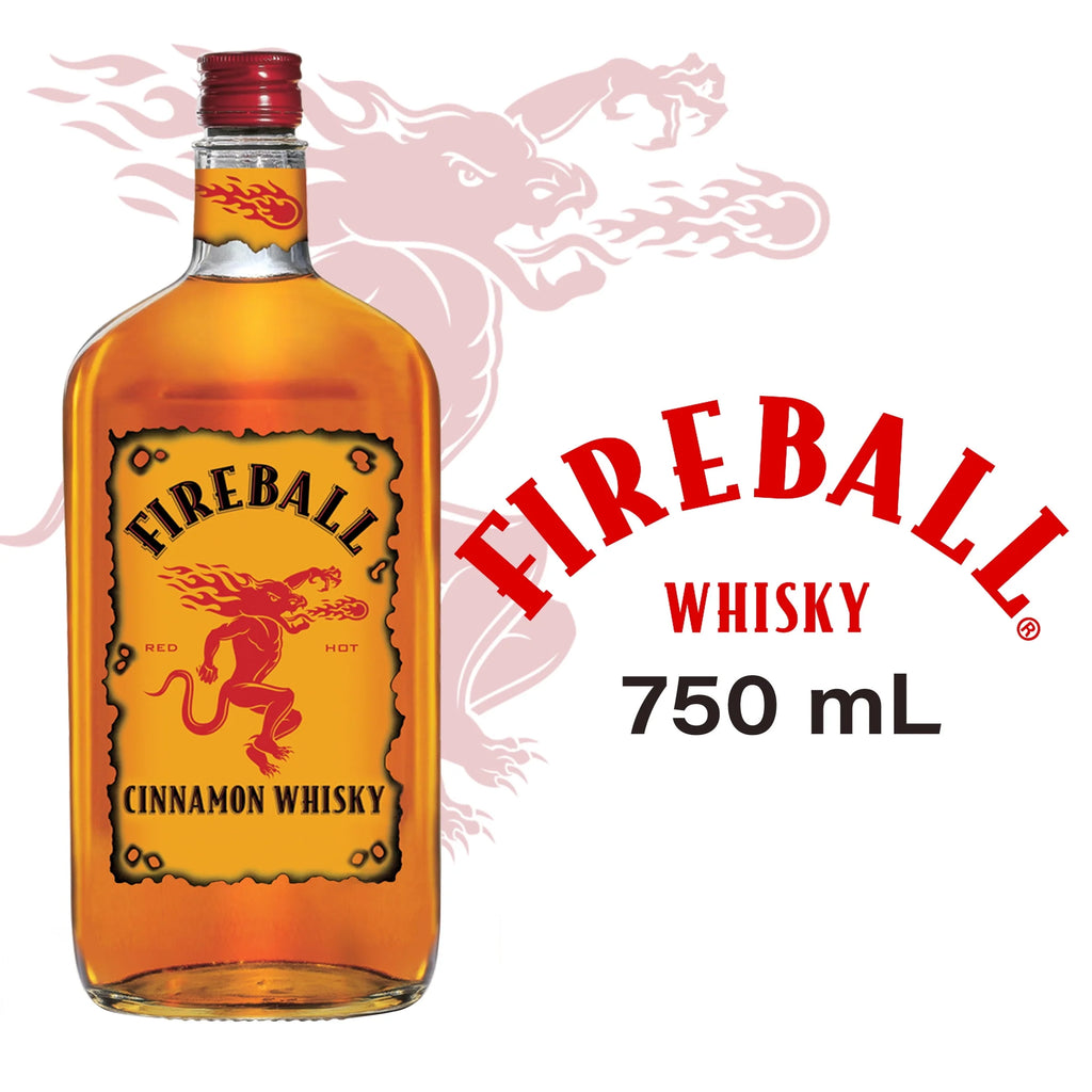 Fireball Cinnamon Whiskey, 750ml, 33% Alcohol S948953