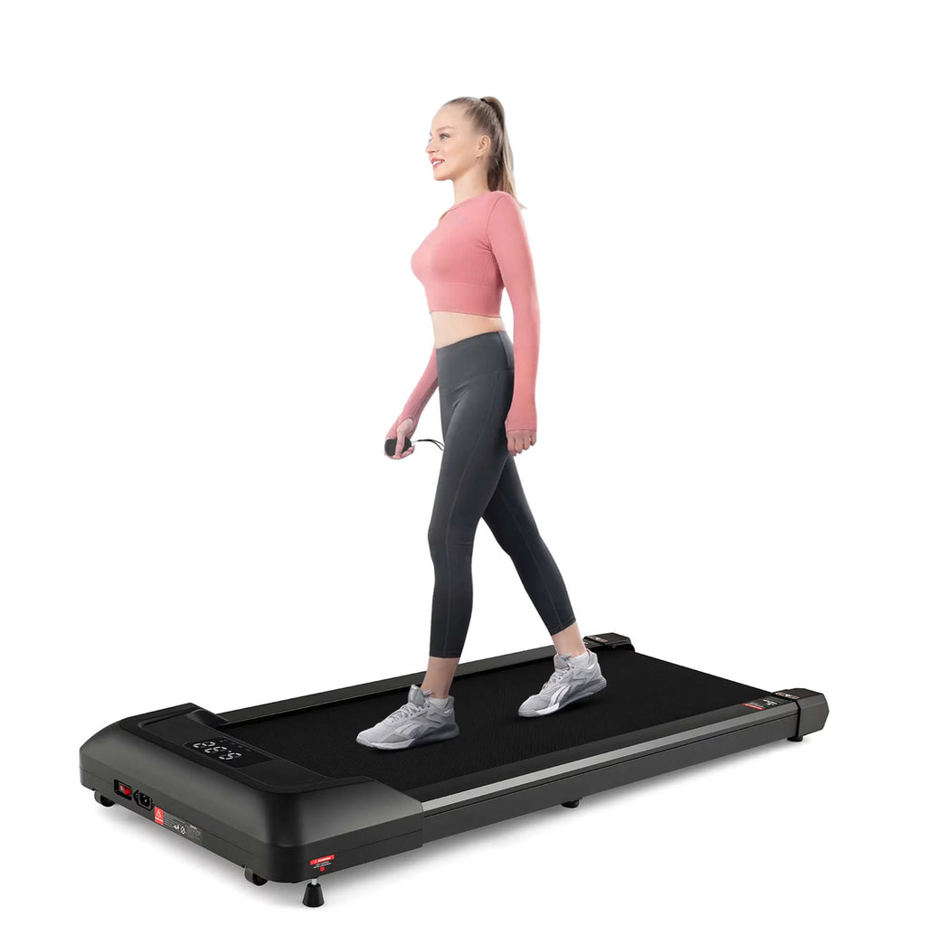 SuperFit Walking Pad Under Desk Treadmill with Remote Control, Black G33180