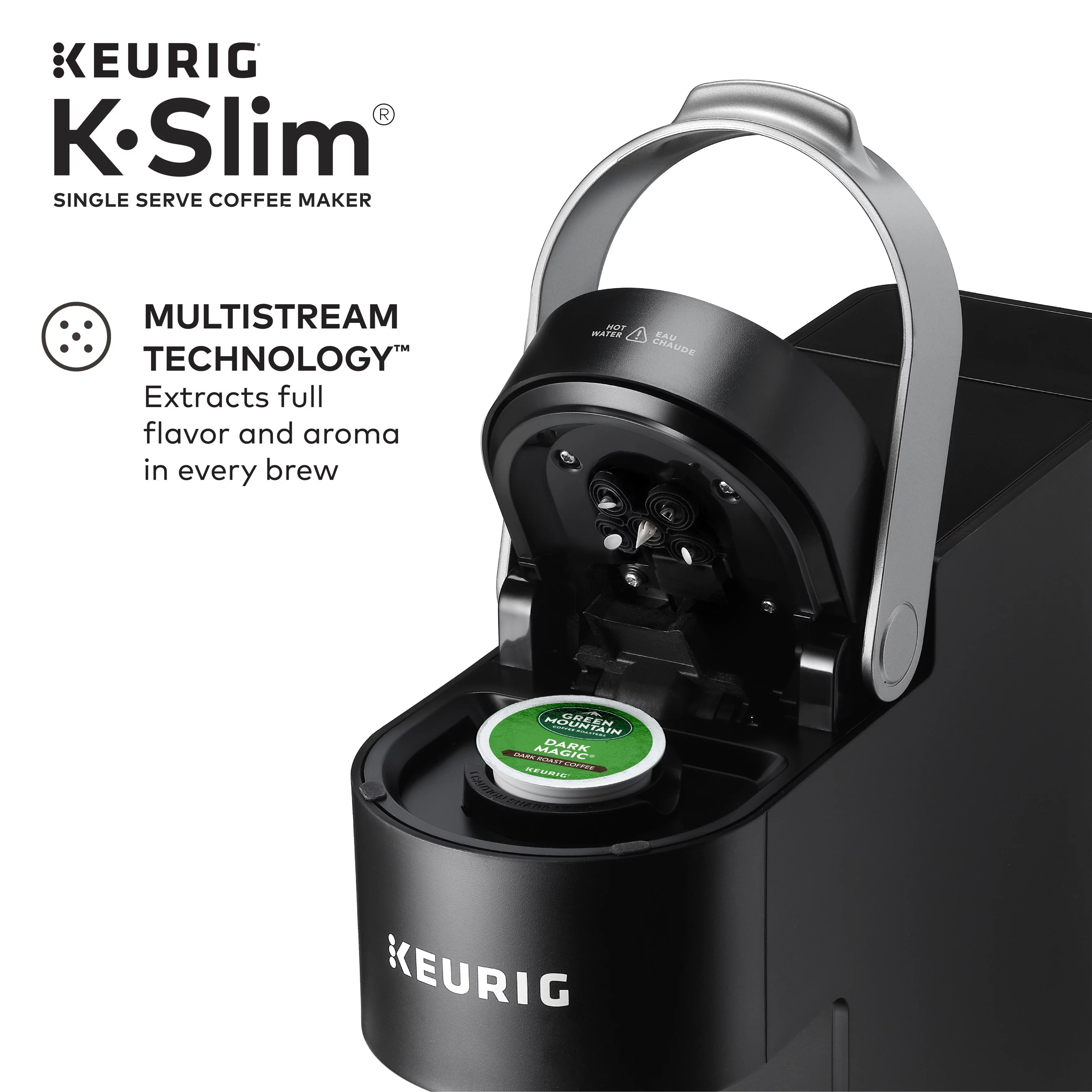 Keurig K-Slim Single-Serve K-Cup Pod Coffee Maker, Black W853