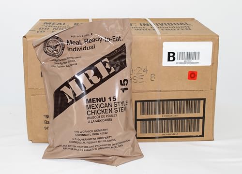 Wornick MRE Meals Ready to Eat 12 Pack Emergency Food Supply Y697