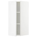 IKEA - SEKTION Wall Cabinet, white/Axstad Matt White, 12x15x30